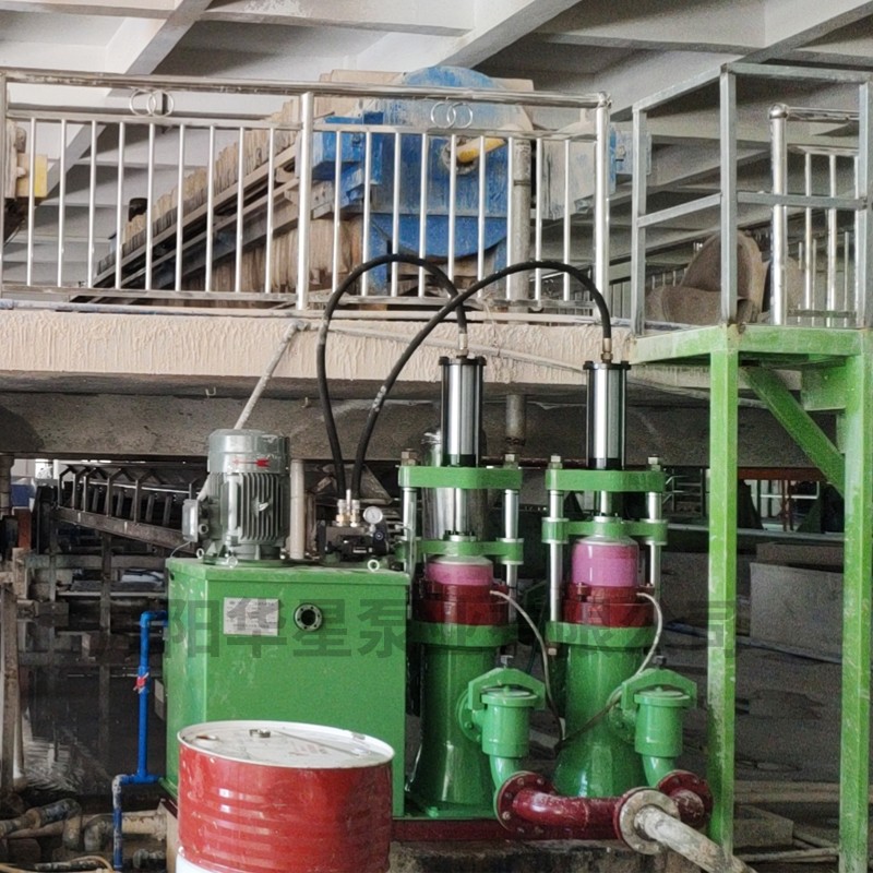 壓濾機(jī)節(jié)能進(jìn)料泵，液壓陶瓷柱塞泥漿泵